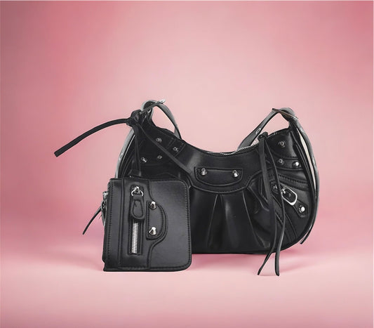 Buckle Up | Buckle Crossbody Purse With Wallet - The Pink TrunkCrossbody Purse