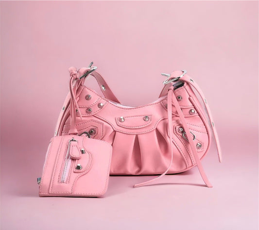 Buckle Up | Buckle Crossbody Purse With Wallet - The Pink TrunkCrossbody Purse