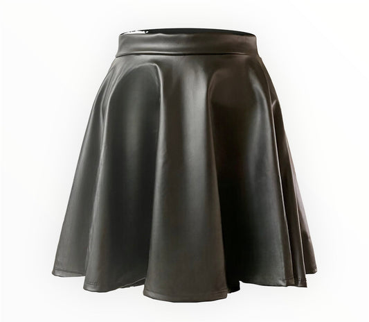 Friday | Faux Leather Mini Skirt - The Pink TrunkSkirt